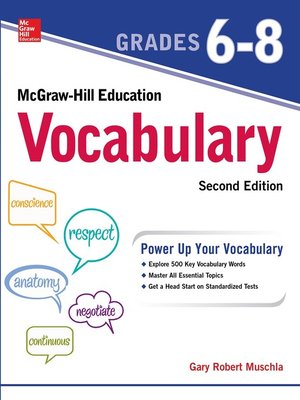 cover image of McGraw-Hill Education Mastering Vocabulary Grades 6-8